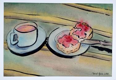 Original Modern Still Life Paintings by Marcel Garbi