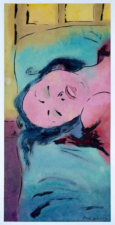 Original Modern Erotic Paintings by Marcel Garbi