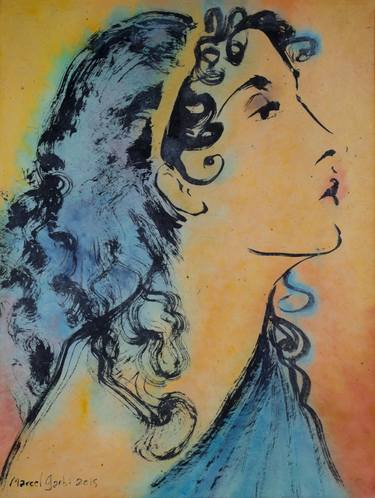 Original Modern Women Paintings by Marcel Garbi