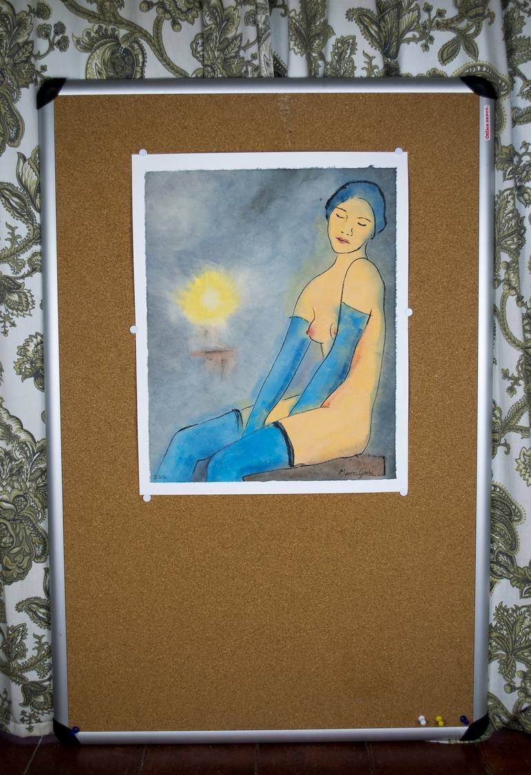 Original Modern Erotic Painting by Marcel Garbi