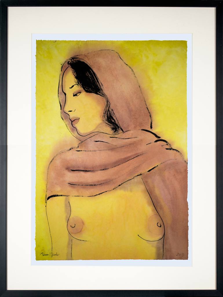 Original Modern Women Painting by Marcel Garbi