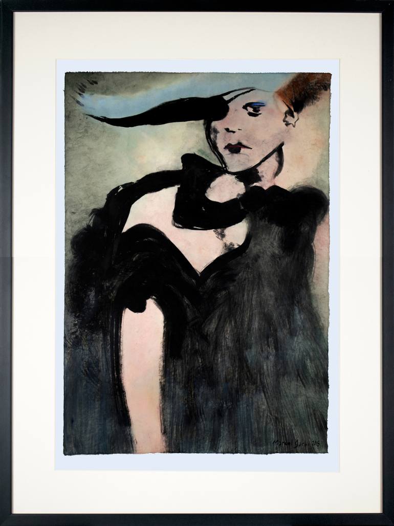 Original Fashion Painting by Marcel Garbi