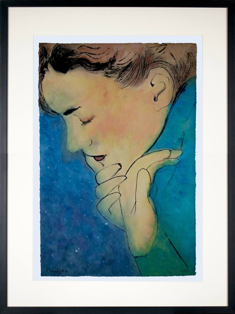 Original Modern Women Painting by Marcel Garbi