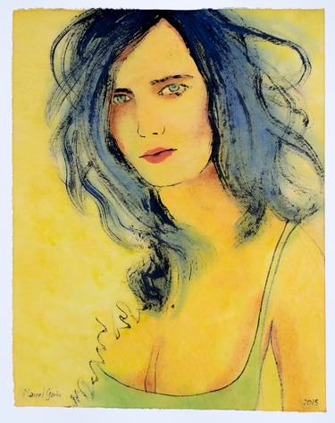 Original Fine Art Women Paintings by Marcel Garbi