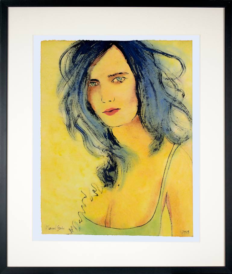 Original Women Painting by Marcel Garbi