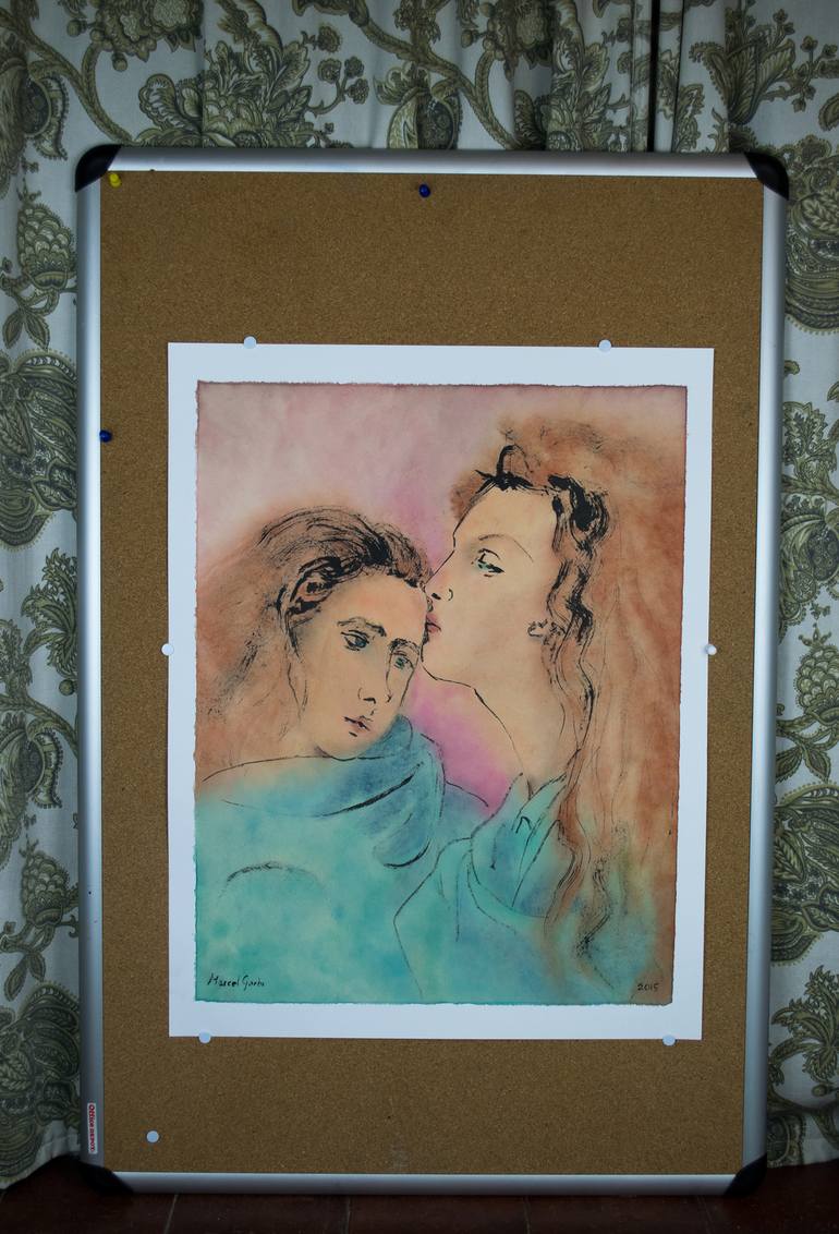 Original Family Painting by Marcel Garbi