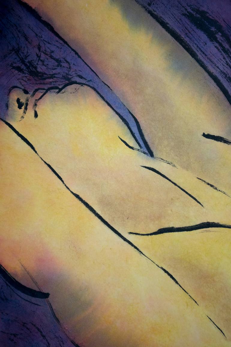 Original Modern Nude Painting by Marcel Garbi