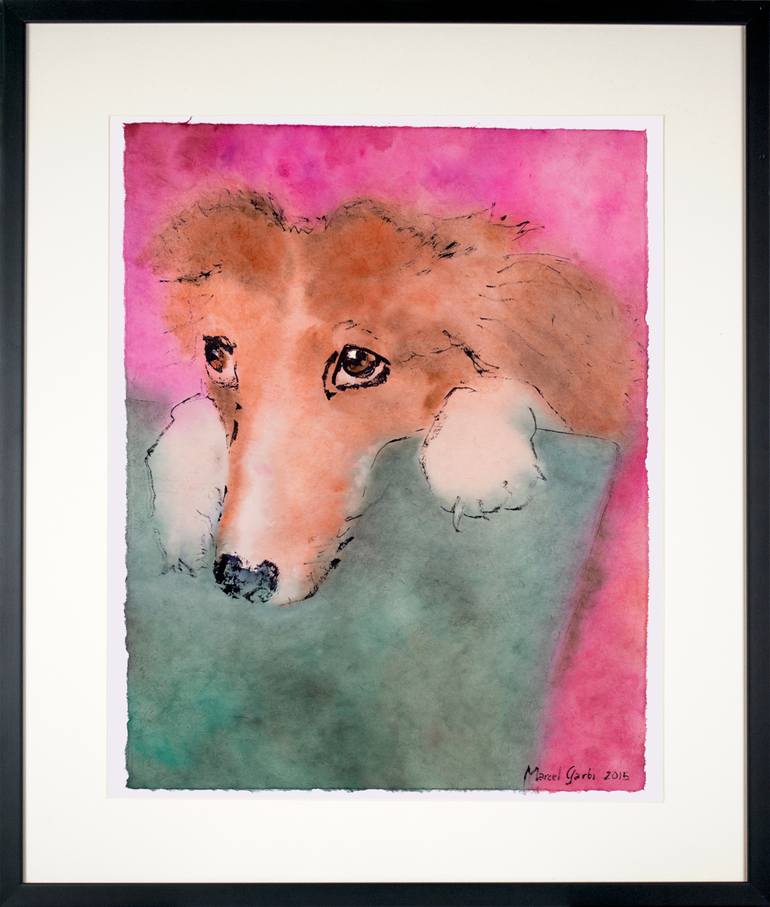 Original Fine Art Animal Painting by Marcel Garbi