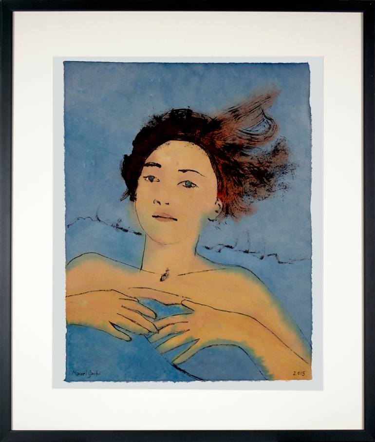 Original Women Painting by Marcel Garbi