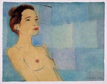 Original Fine Art Nude Paintings by Marcel Garbi