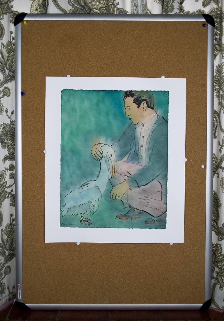 Original Illustration Animal Painting by Marcel Garbi