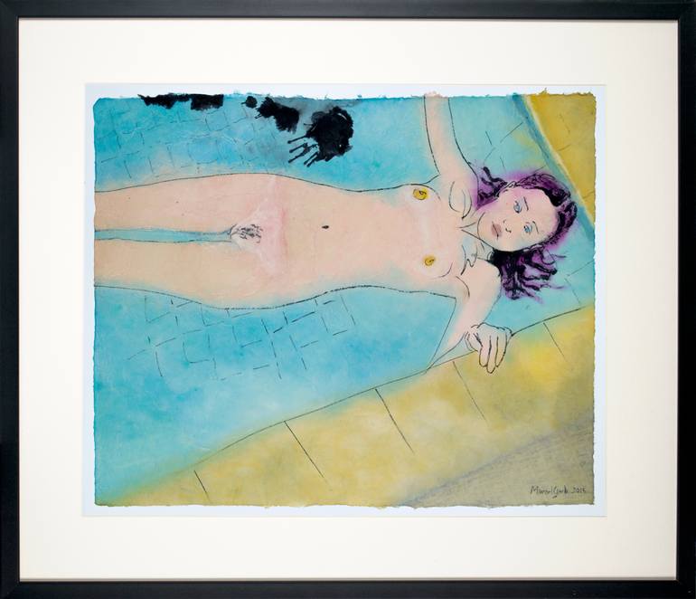 Original Nude Painting by Marcel Garbi