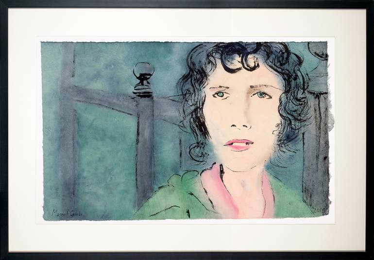 Original Portrait Painting by Marcel Garbi