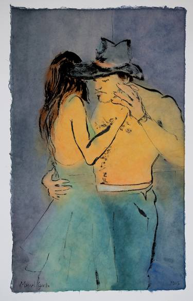 Original Modern Love Paintings by Marcel Garbi