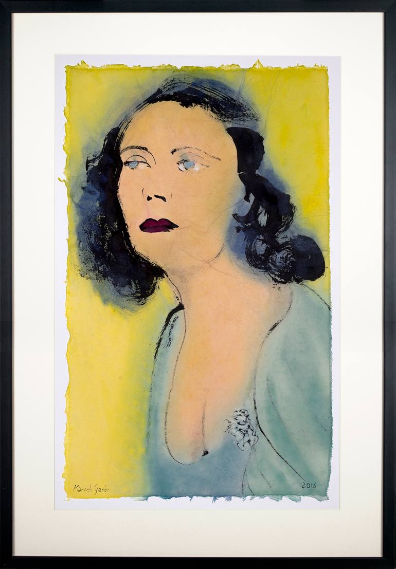 Original Fine Art Celebrity Painting by Marcel Garbi