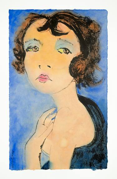 Original Fine Art Women Paintings by Marcel Garbi