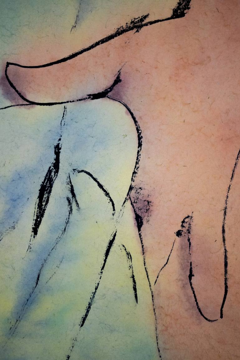 Original Fine Art Erotic Painting by Marcel Garbi
