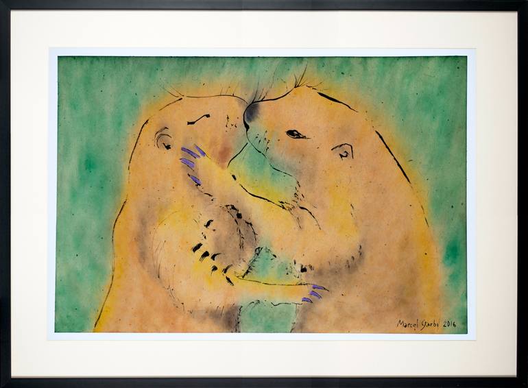 Original Illustration Animal Painting by Marcel Garbi