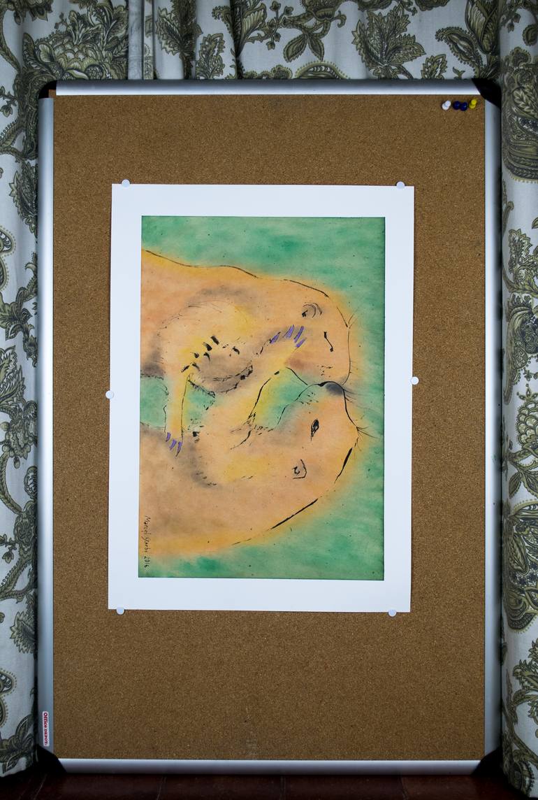 Original Illustration Animal Painting by Marcel Garbi
