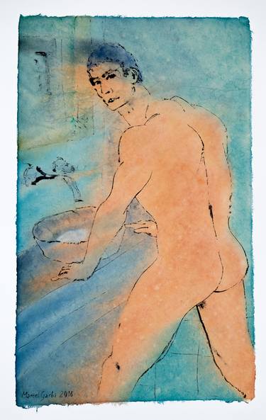 Original Nude Paintings by Marcel Garbi