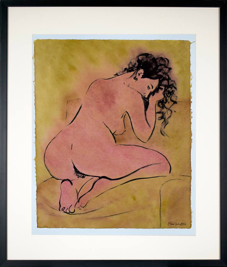 Original Nude Painting by Marcel Garbi