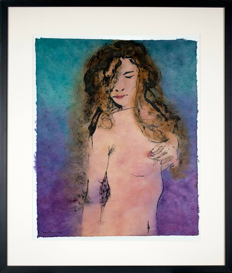 Original Erotic Painting by Marcel Garbi