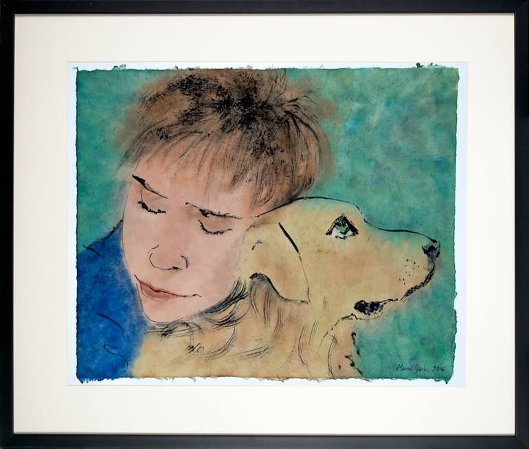 Original Fine Art Animal Painting by Marcel Garbi