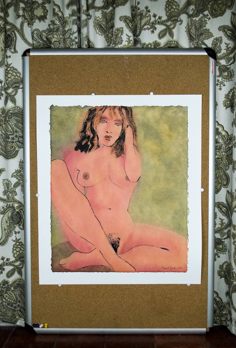 Original Nude Painting by Marcel Garbi