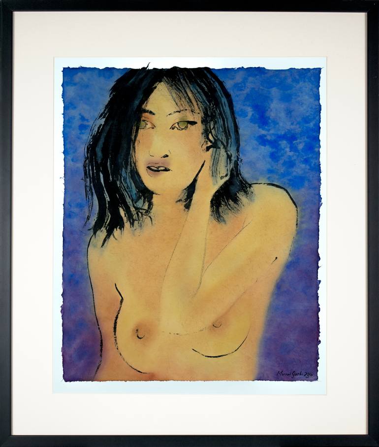 Original Nude Painting by Marcel Garbi