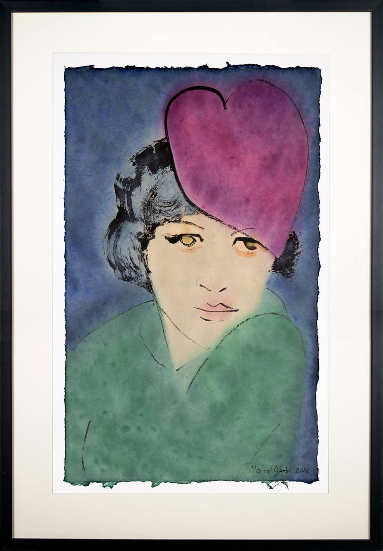 Original Fashion Painting by Marcel Garbi