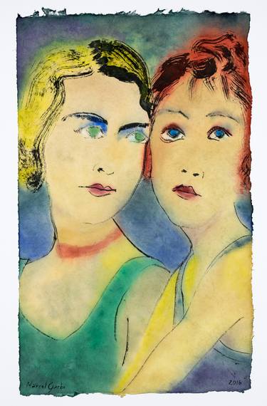 Original Women Paintings by Marcel Garbi