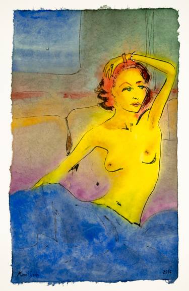 Original Nude Paintings by Marcel Garbi