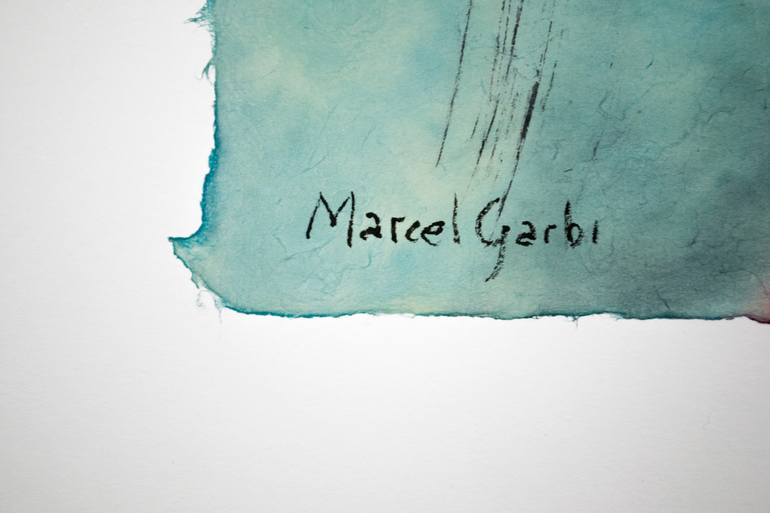 Original Modern Portrait Painting by Marcel Garbi