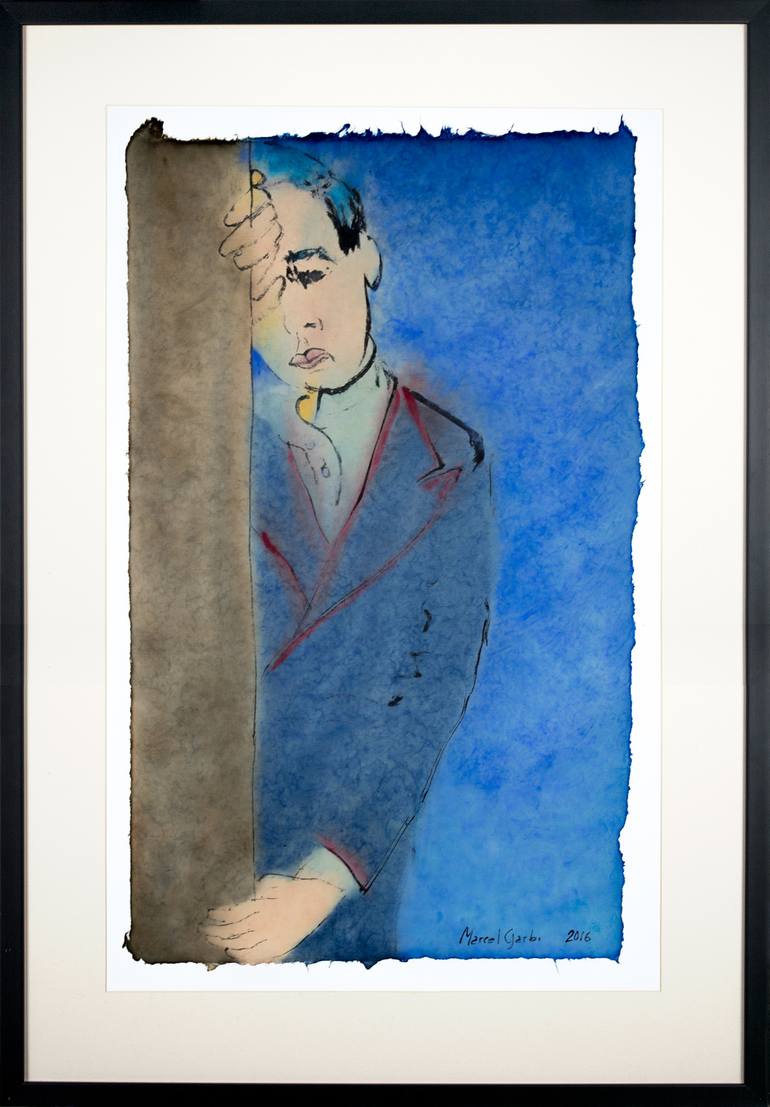 Original Men Painting by Marcel Garbi