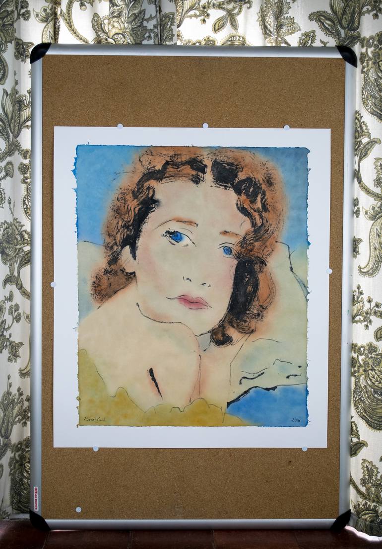 Original Portrait Painting by Marcel Garbi