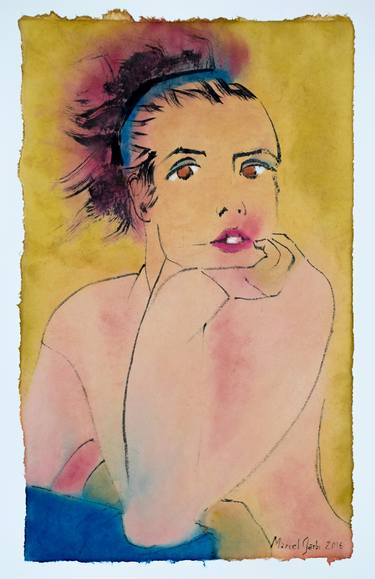 Original Modern Women Paintings by Marcel Garbi