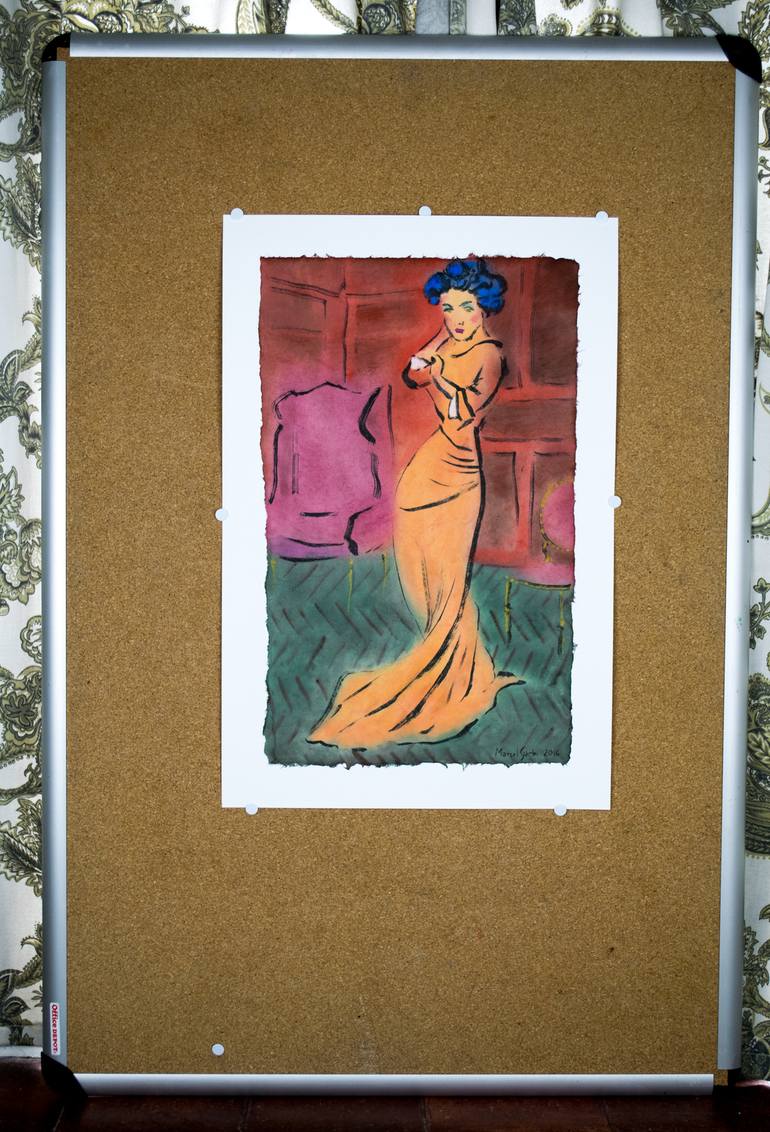 Original Women Painting by Marcel Garbi