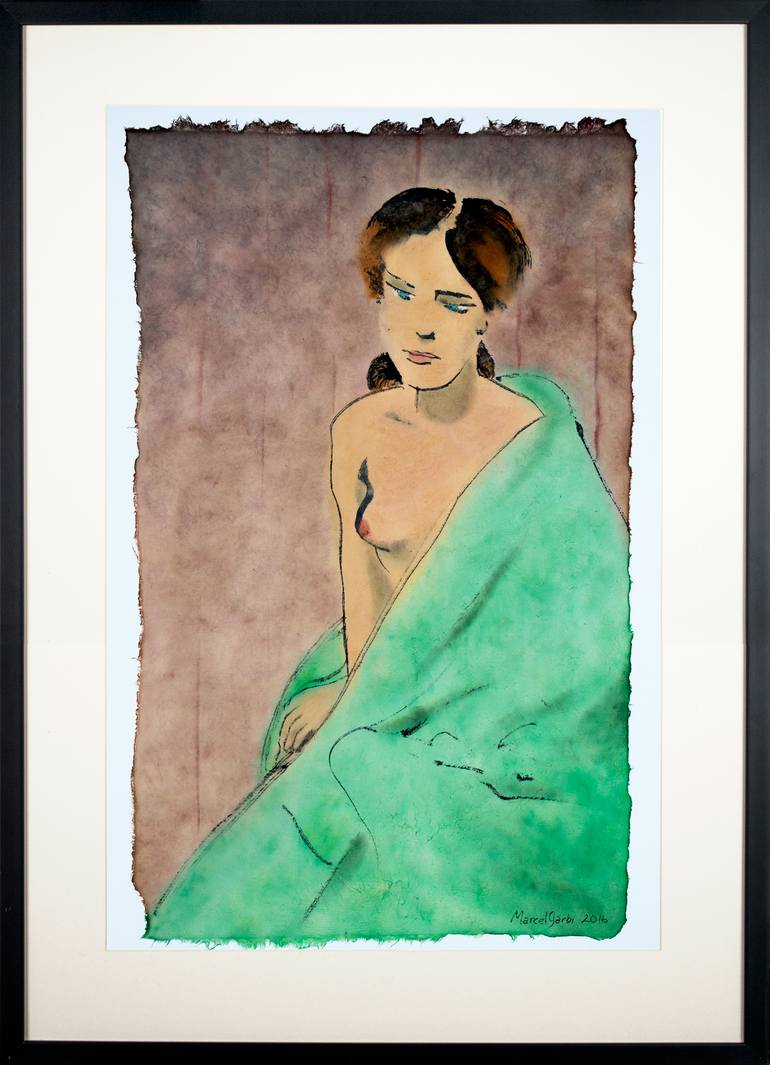 Original Women Painting by Marcel Garbi