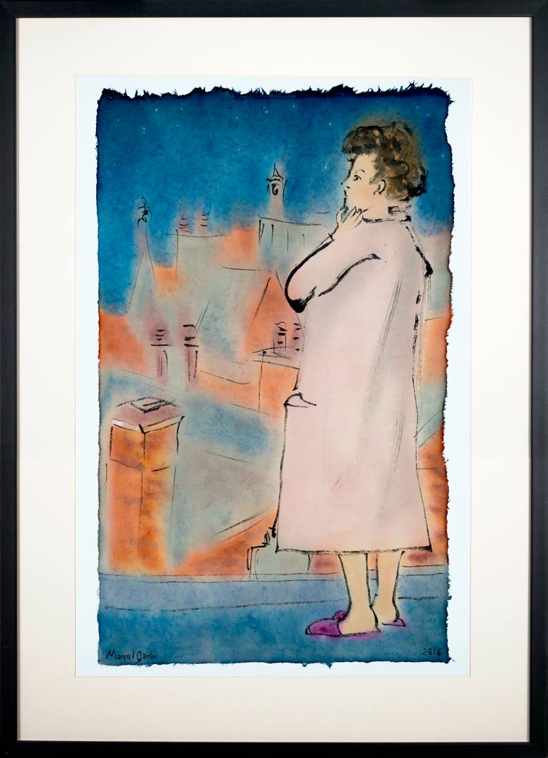 Original Women Painting by Marcel Garbi