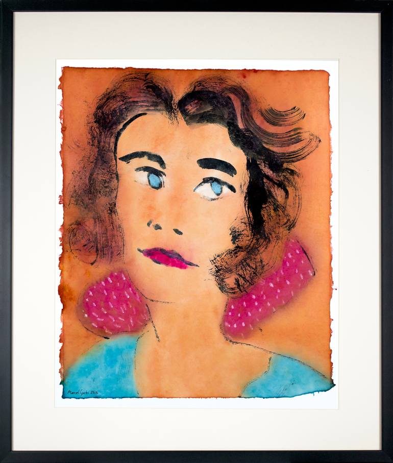 Original Women Painting by Marcel Garbi