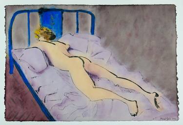 Original Modern Nude Paintings by Marcel Garbi