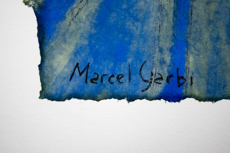 Original Expressionism People Painting by Marcel Garbi