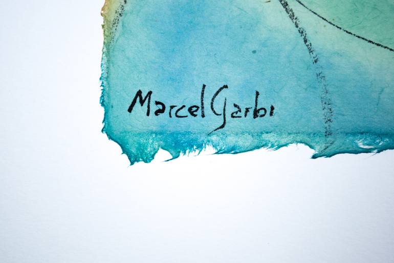 Original Expressionism People Painting by Marcel Garbi