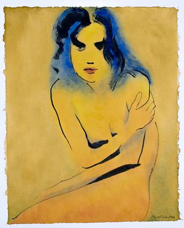 Original Modern Nude Paintings by Marcel Garbi
