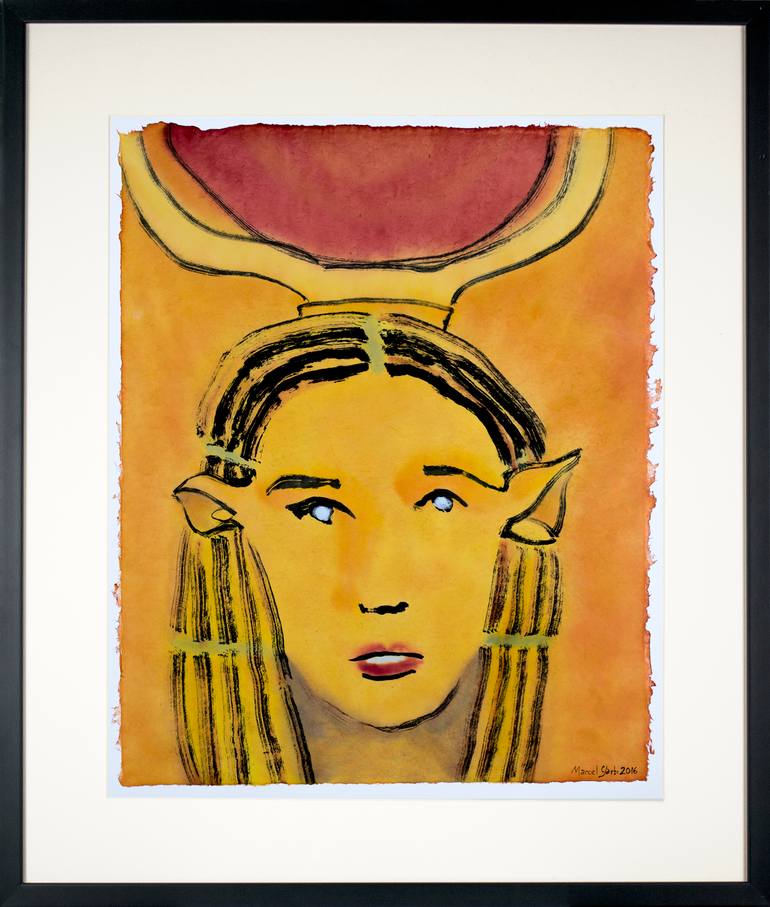 Original Modern Classical mythology Painting by Marcel Garbi