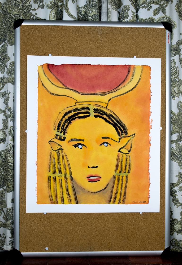 Original Modern Classical mythology Painting by Marcel Garbi