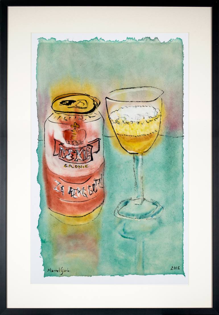 Original Modern Still Life Painting by Marcel Garbi