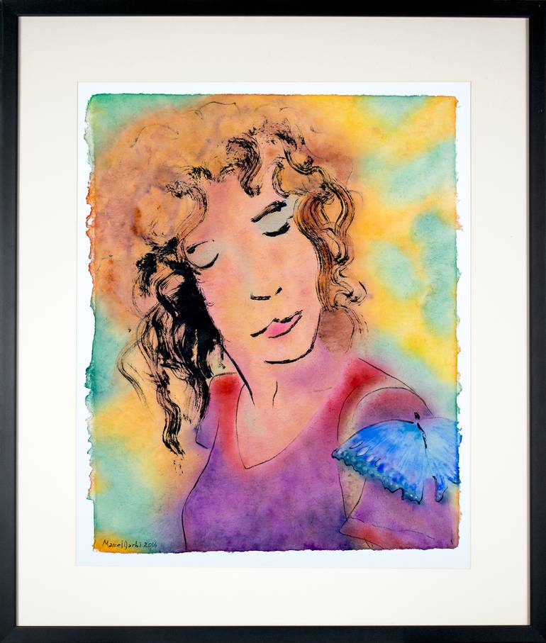 Original Expressionism Animal Painting by Marcel Garbi