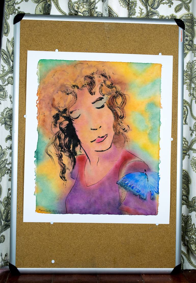 Original Expressionism Animal Painting by Marcel Garbi