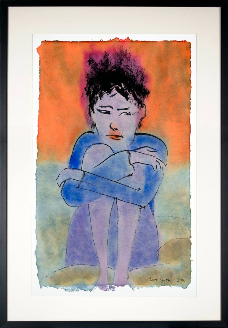 Original Women Painting by Marcel Garbi